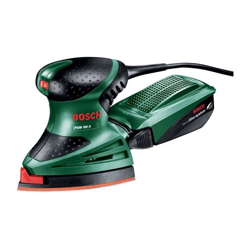 Ponceuse multi BOSCH PSM 160 A - Puissante et polyvalente - Ponçage et poliss...