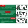 Sécateur sans fil Bosch - EasyPrune Bosch (450 coupes par charge de batterie,...