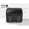 Friteuse sans huile - FAGOR - FG2X4L - 8L - 2200W - Doucle bac 4L - 10 progra...