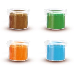 Pâte a modeler Feel good - SES CREATIVE - Dough - Nature (4x90gr) -