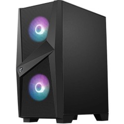 MSI BOITIER PC MAG FORGE 100R - Noir - Verre trempé - Format ATX