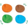 Pâte a modeler Feel good - SES CREATIVE - Dough - Nature (4x90gr) -