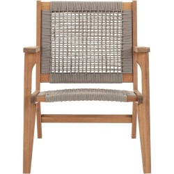 Fauteuil de jardin bas - MERIDA - Bois d'Acacia FSC - Corde tressée - 60 x 76...