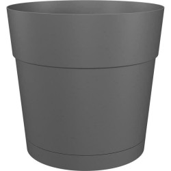 ARTEVASI Pot de fleurs rond CAPRI LARGE - Plastique - Réservoir d'eau - diame...