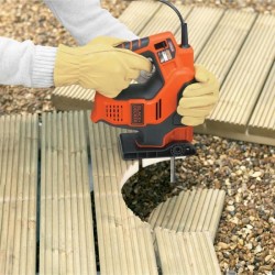 Scie a main filaire - BLACK+DECKER - RS890K-QS - 500W - course 23mm - avec co...