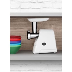 Hachoir a viande SmartPower - BOSCH - MFW2520W - 2 grilles de hachoir - Garni...