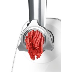 Hachoir a viande SmartPower - BOSCH - MFW2520W - 2 grilles de hachoir - Garni...