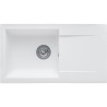 STRADOUR Evier a encastrer EINNA, en SMC BLANC UNI - 17,  1 bac, dim. 78 * 43...