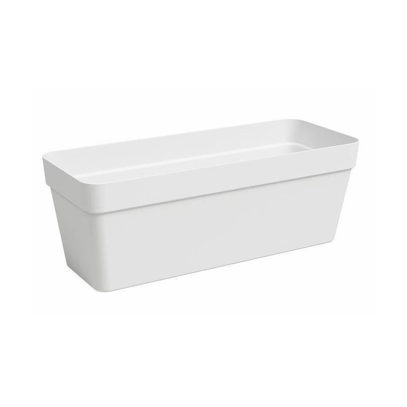 ARTEVASI Jardiniere CAPRI - Rectangulaire - Plastique - Blanc L49,9 x P20 x H...