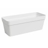 ARTEVASI Jardiniere CAPRI - Rectangulaire - Plastique - Blanc L49,9 x P20 x H...