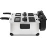Friteuse HKoeNIG - DFX600 - Double Cuve 2x3L - Thermostats indépendants - Pan...