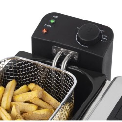 Friteuse HKoeNIG - DFX600 - Double Cuve 2x3L - Thermostats indépendants - Pan...