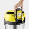 Aspirateur eau et poussieres sans fil KARCHER WD 3-18 S V-17/20 - Acier - 17 ...
