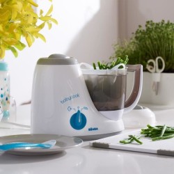 BÉABA - Babycook Original - Robot Bébé 4 en 1 Mixeur-Cuiseur - Cuisson Vapeur...