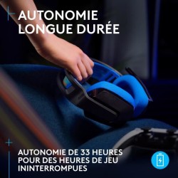 Casque gamer - Sans fil - Logitech G - G535 Lightspeed - PS5, PS4, PC, MAC - ...