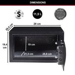 Coffre-fort MASTER LOCK X041ML 11L - Serrure Electronique - Idéal pour Bijoux...