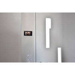 Interphone vidéo filaire, coloris blanc - VisioKit 4.3 - SCS SENTINEL - Garan...