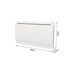 Radiateur électrique fixe a inertie seche céramique 1500W OCEANIC Rubis - Des...
