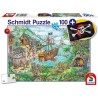 Puzzle Fantastique - SCHMIDT SPIELE - Dans la baie aux pirates - 100 pieces -...