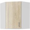 SARA Meuble haut d'angle - Décor chene sonoma - L59xP59xH71,5 cm