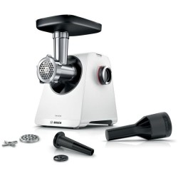 Hachoir a viande - BOSCH - MFWS420W Série 4 - Blanc - 500 W - moteur bloqué 1...