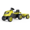 Smoby - Tracteur Farmer XL Vert + Remorque - Tracteur a Pédales - Siege Ajust...