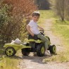 Smoby - Tracteur Farmer XL Vert + Remorque - Tracteur a Pédales - Siege Ajust...