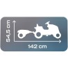 Smoby - Tracteur Farmer XL Vert + Remorque - Tracteur a Pédales - Siege Ajust...