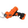 Sécateur électrique sans fil - BLACK+DECKER - BCPP18B-XJ - 18V - Coupe 25mm -...