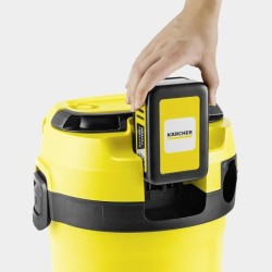 Aspirateur eau et poussieres sans fil KARCHER WD3-18 V-17/20 - Jaune et noir ...