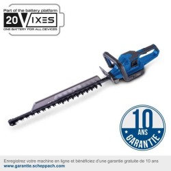 Taille-haies sans fil BC-HT720-X - longueur de coupe de 65cm - SCHEPPACH 20V ...