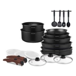 Batterie de cuisine - Tous feux dont induction - Arthur Martin - AM0530 - Alu...