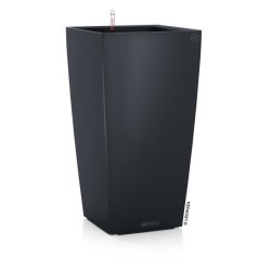 LECHUZA Pot de fleurs - Cubico color 40 - 39,5 x 39,5 x 75,5 cm - 31 L - Kit ...