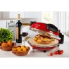 Four a Pizza électrique ARIETE - Rouge - Pierre réfractaire - 1200W -
