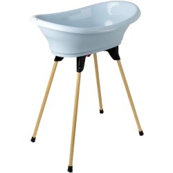 Pack baignoire THERMOBABY VASCO 5 en 1 Fleur bleue - Fabriqué en France