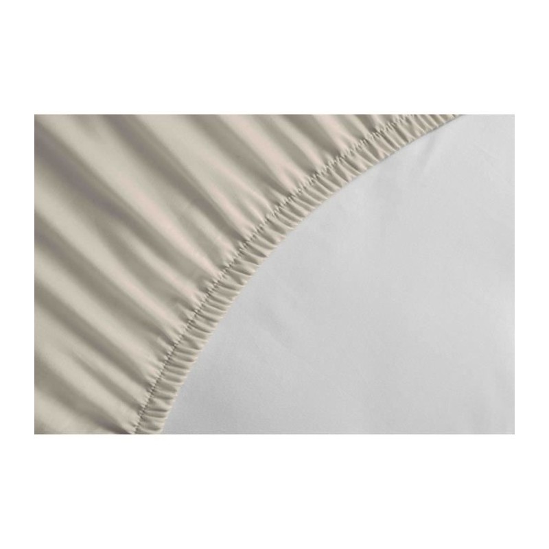 Drap housse - 100% coton - 140 x 190 + Bonnet 30 cm - LOVELY HOME