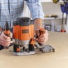 Défonceuse filaire - BLACK+DECKER - KW1200E-QS - 1200W - 7 accessoires