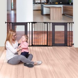 Barriere de sécurité - DREAMBABY - DENVER - 3 panneaux - 85,5-200 x 74 cm - B...
