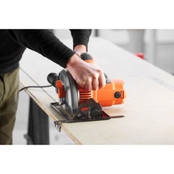 Scie circulaire filaire - BLACK+DECKER - CS1550-QS - 1500W - profondeur de co...