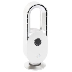Ventilateur a poser sans pale - FARELEK - SILENT-AIR ARCH - 45W - Blanc et ar...