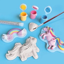 SES CREATIVE - Moulage et peinture Licornes - Kit créatif pour
