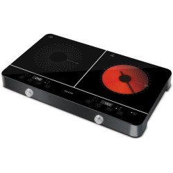 Plaque de cuisson a induction et radiante - SENCOR - SCP 4001BK - 3400 W - 2 ...