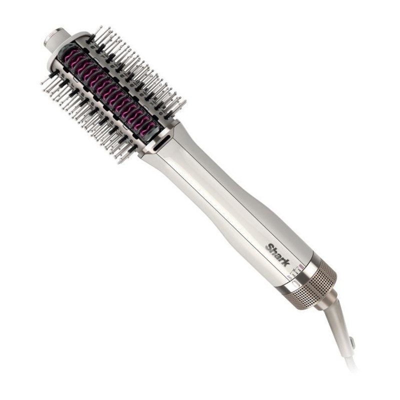 Brosse et peigne chauffants - SHARK HD202EU - SmoothStyle - Modes humide et s...
