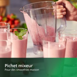 Robot de cuisine multifonction - PHILIPS - HR7510/10 - Série 3000 -