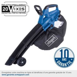 Souffleur / Aspirateur et Broyeur sans fil BC-BLV720-X - 2 poignées + sangle ...