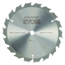 RYOBI - Scie circulaire 18V ONE+- diam. 150 mm x 10 mm - 4 700 tr/min - Livré...