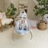 INGENUITY Balancelle transat bébé électrique pivotante 180° – Everston, 6 vit...