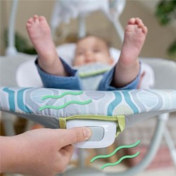 INGENUITY Balancelle transat bébé électrique pivotante 180° – Everston, 6 vit...