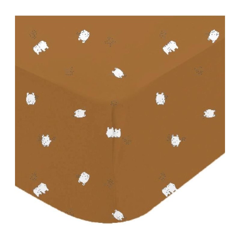 Drap housse - DOMIVA - BOUBOU - Jersey - Iprimé - 70 x 140 cm