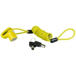Antivol vélo câble - BURG WACHTER - 520 50 Yellow SB - Câble acier gainé 14 m...
